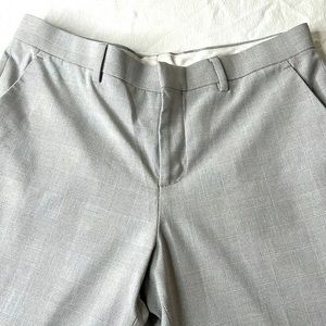 Express 31-32 slim light gray checkered